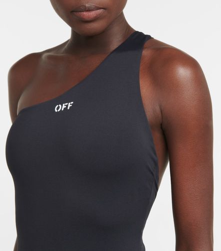 Maillot de bain asymétrique à logo - Off-White - Modalova