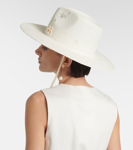 Fedora en paille à perles fantaisie - Ruslan Baginskiy - Modalova