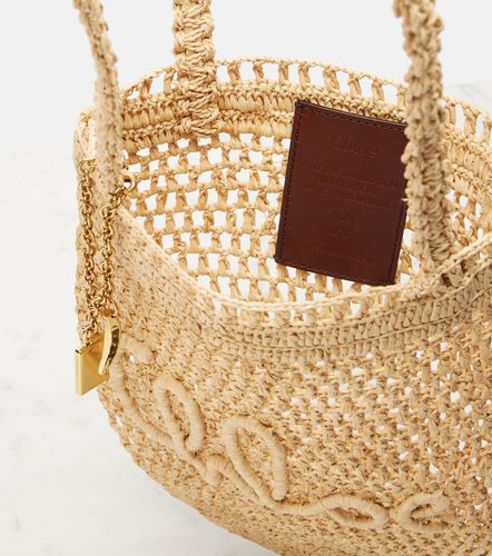 Chloé Cabas Summer Banana Small en raphia - Chloe - Modalova