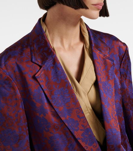 Blazer en jacquard à fleurs - Dries Van Noten - Modalova