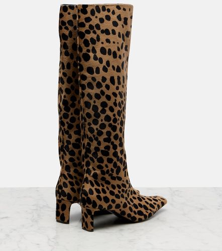 Bottes Ona 55 en cuir façon poulain - Khaite - Modalova