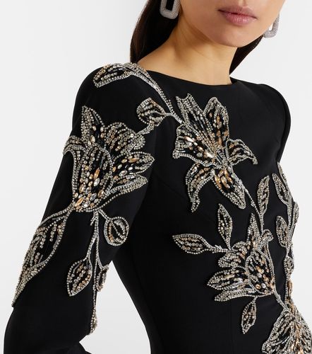 Robe longue Slipper Orchid à ornements - Jenny Packham - Modalova
