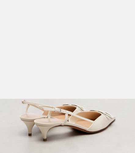 Escarpins slingback VLogo 40 en cuir verni - Valentino Garavani - Modalova