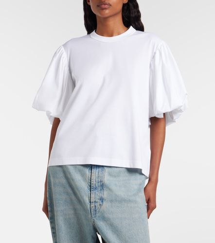 T-shirt en coton à manches ballon - Noir Kei Ninomiya - Modalova