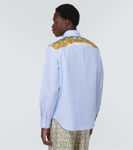 Versace Chemise rayée en coton - Versace - Modalova