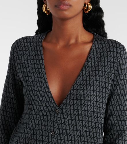 Robe longue Toile Iconographe en laine - Valentino - Modalova