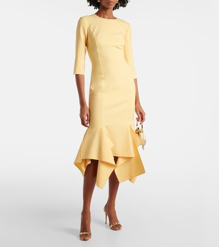 Robe midi en laine mélangée - Oscar de la Renta - Modalova