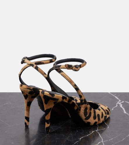 Alaïa Escarpins Decollete 90 en cuir façon poulain - Alaia - Modalova
