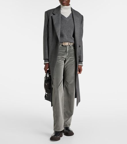 Pantalon droit en laine - Brunello Cucinelli - Modalova