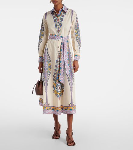 Robe chemise imprimée en coton mélangé - Etro - Modalova