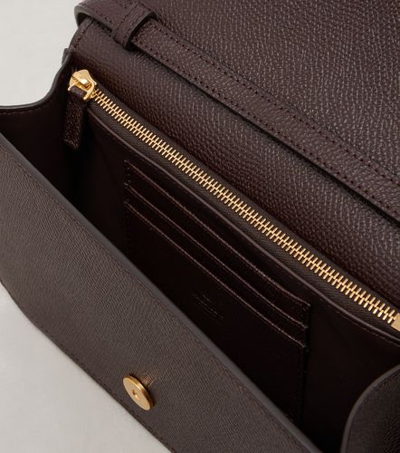 Sac VLogo en cuir façon poulain à motif léopard - Valentino Garavani - Modalova