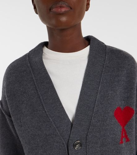 Cardigan Ami de Coeur en laine vierge - Ami Paris - Modalova