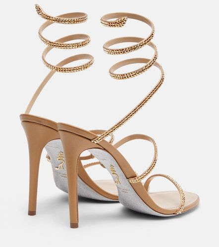 Sandales Cleo en satin à ornements - Rene Caovilla - Modalova
