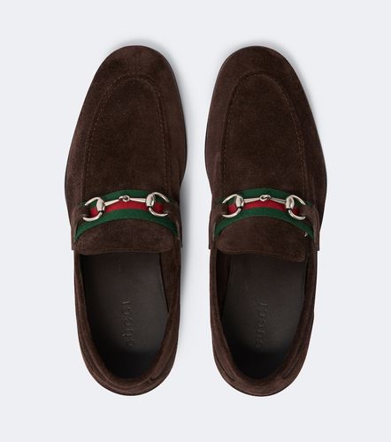 Mocassins Como en daim Horsebit - Gucci - Modalova