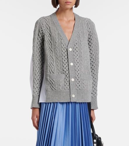 Sacai Cardigan en laine - Sacai - Modalova