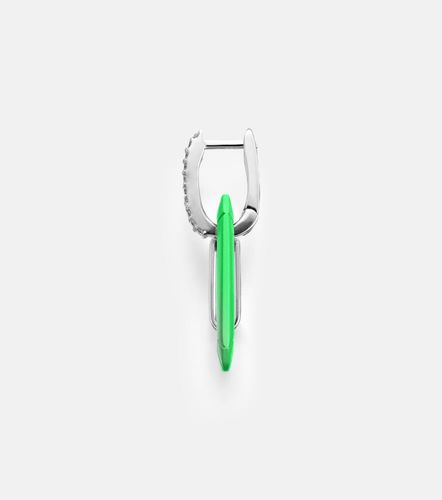 Eéra Boucle d'oreille unique Chiara Small en or blanc 18 ct et diamants - Eera - Modalova