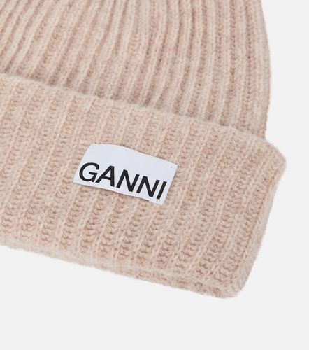 Ganni Bonnet en laine mélangée - Ganni - Modalova