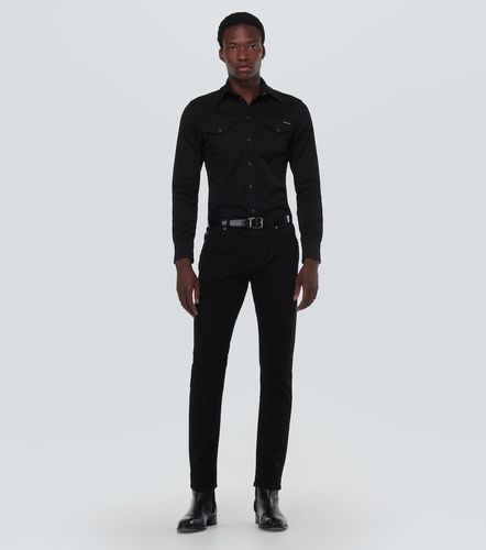 Chemise brodée en coton mélangé - Dolce&Gabbana - Modalova