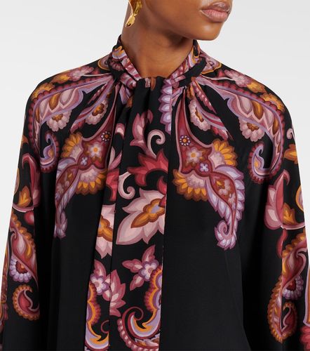 Blouse en soie à imprimé cachemire - Etro - Modalova