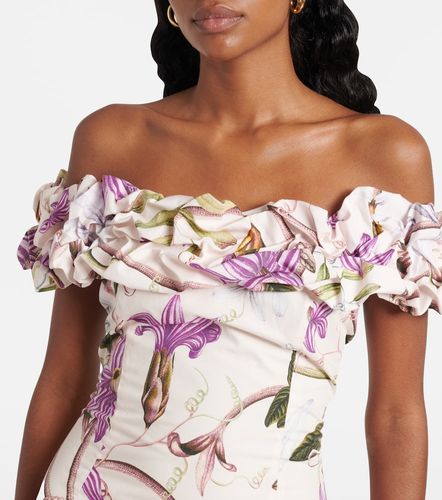 Robe Jardin Mutisia en coton à fleurs - Agua by Agua Bendita - Modalova