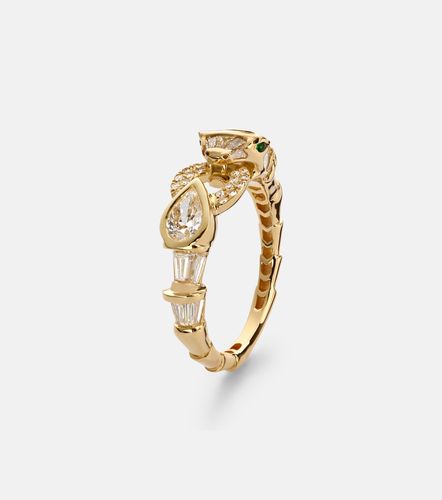 Bague Serpentine en or 18 ct (750/1000) avec diamants - Shay Jewelry - Modalova