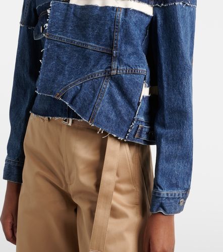 Sacai Veste en denim patchwork - Sacai - Modalova