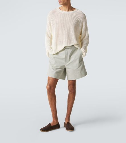 Stòffa Short à ceinture en coton et lin - Stoffa - Modalova