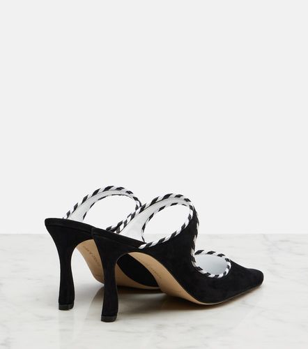 Manolo Blahnik Mules Pura en daim - Manolo Blahnik - Modalova