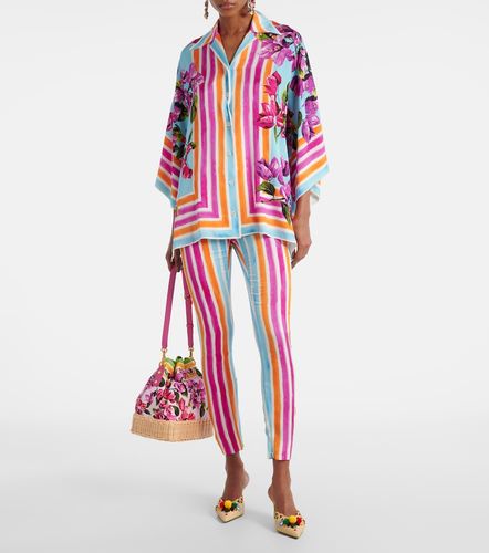 Chemise en soie mélangée imprimée - Dolce&Gabbana - Modalova