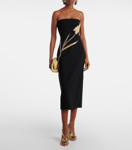 Staud Robe midi Brooke à ornements - Staud - Modalova