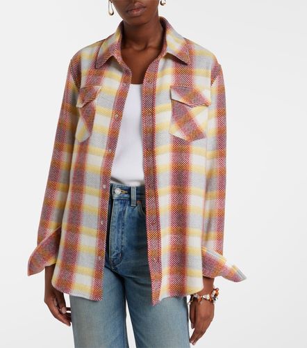 Chemise Rose Blume en cachemire avec pierre de soleil - God's True Cashmere - Modalova