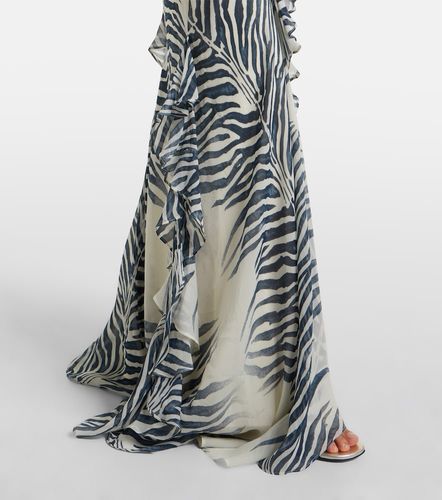 Robe longue Mayara en georgette - De La Vali - Modalova