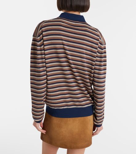 Miu Miu Polo rayé en laine vierge - Miu Miu - Modalova