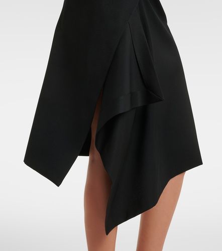 Jupe portefeuille asymétrique en laine vierge - The Attico - Modalova