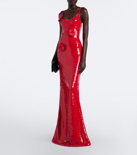 David Koma Robe longue à sequins - David Koma - Modalova