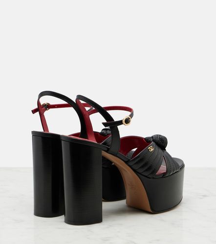 Sandales à plateau Crasher en cuir - Valentino Garavani - Modalova