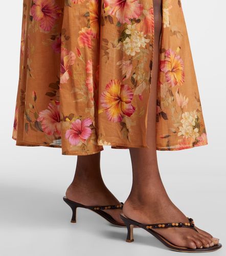 Robe Mahon en soie à imprimé floral - Zimmermann - Modalova