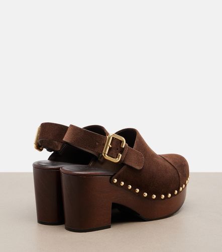 Chloé Mules à plateau Jeannette en daim - Chloe - Modalova