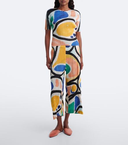 Pantalon ample Roll à imprimé - Pleats Please Issey Miyake - Modalova