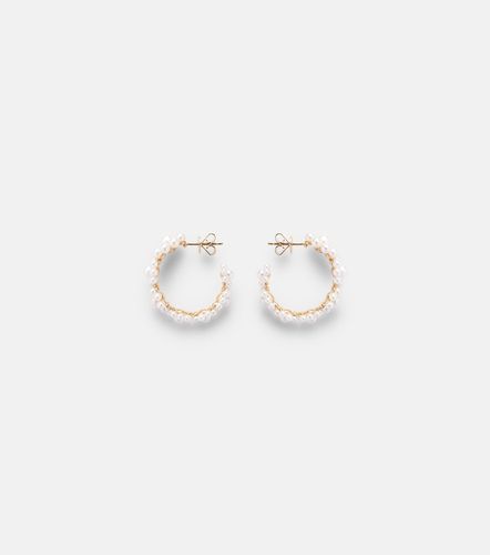 Boucles d’oreilles Jardin Boucle en or 14 ct et perles d’eau douce - Sophie Bille Brahe - Modalova
