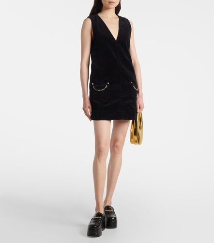 Robe en velours côtelé de coton - Ganni - Modalova