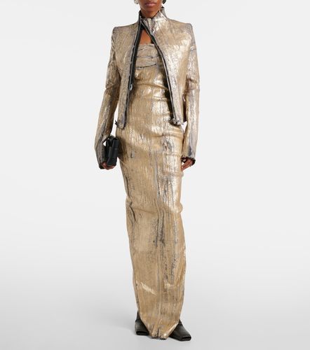 Veste Gary en jean enduit - Rick Owens - Modalova