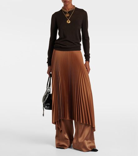 Pantalon ample Dijon en satin de soie - Joseph - Modalova