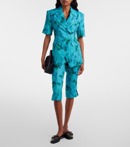 Ganni Pantalon capri imprimé - Ganni - Modalova