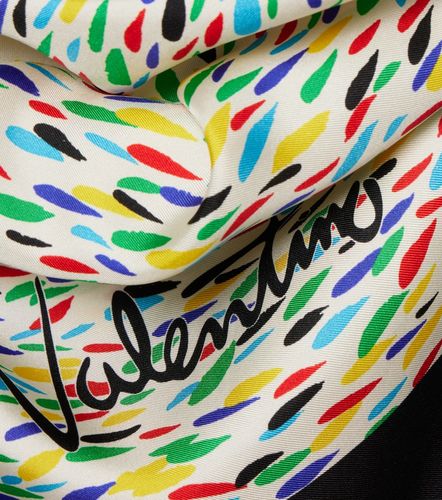 Foulard en soie à imprimé - Valentino - Modalova