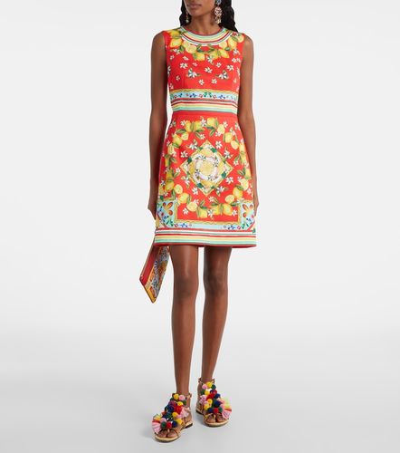 Robe en coton imprimée - Dolce&Gabbana - Modalova