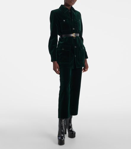 Veste Saharienne en velours de coton - Saint Laurent - Modalova