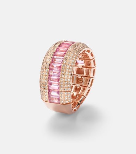 Bague en or 18 ct (750/1000), saphir et diamants - Shay Jewelry - Modalova