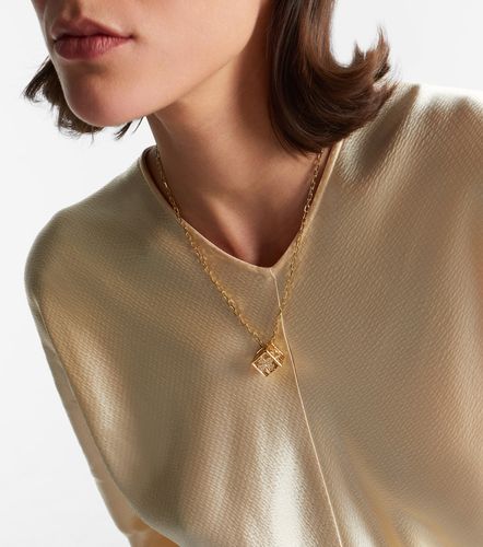 Collier en or 14 ct et diamants - Sydney Evan - Modalova