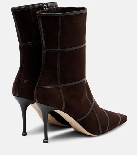Bottines Trulona 90 en daim - Manolo Blahnik - Modalova